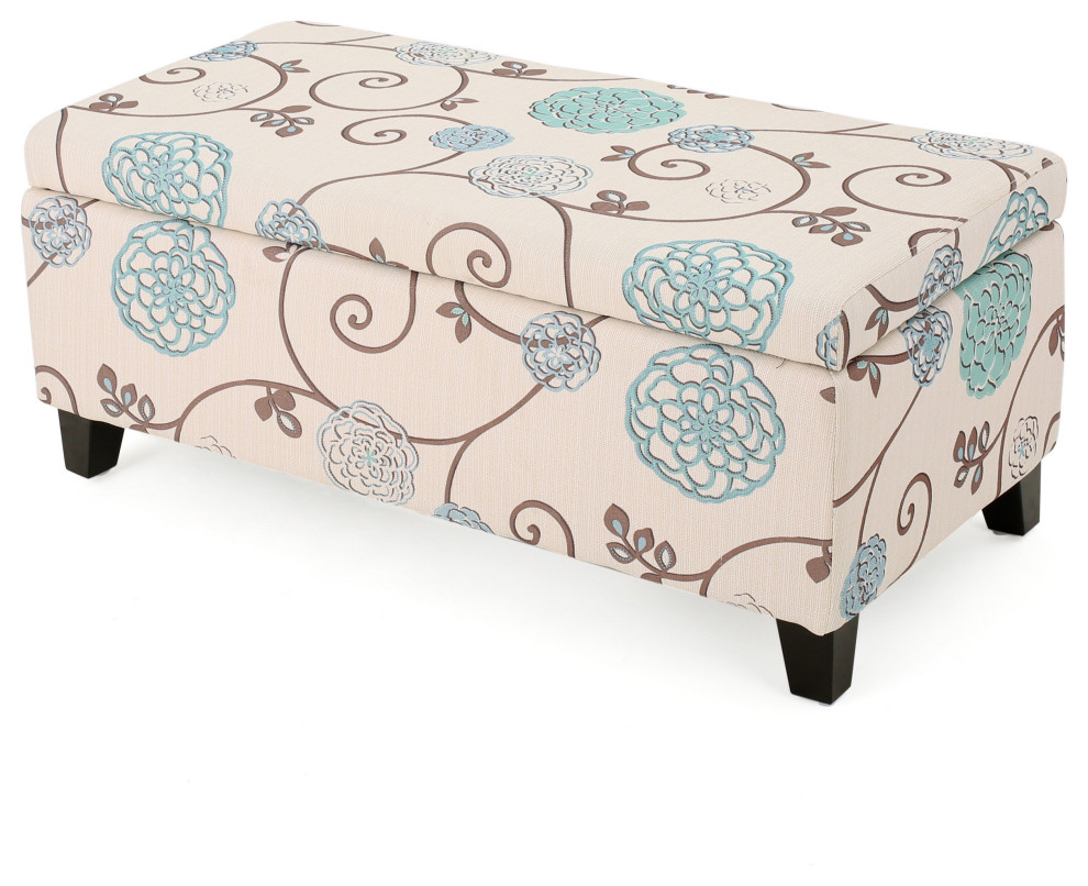 GDF Studio Breanna Contemporary Storage Ottoman   Transitional   Footstools And Ottomans   by GDFStudio  Houzz