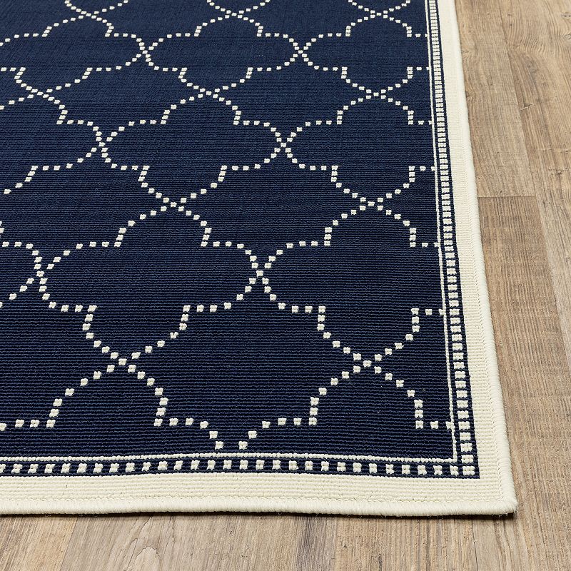 StyleHaven Mainland Moroccan Lattice Indoor Outdoor Rug