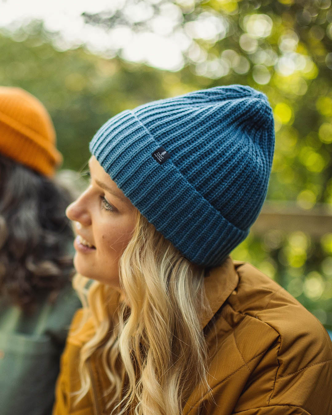 Fisherman Recycled Beanie - Blue Steel