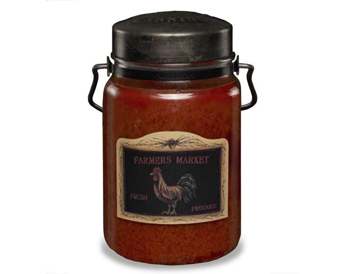 McCalls Farmers Market Classic Jar Candle， 26 oz. - JF-26