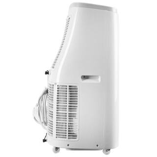 JEREMY CASS 15000 BTU (10800 BTU DOE) Portable Air Conditioner Cools 320 sq.ft. with Fan and Dehumidifier with 2 Speeds in White JHS-A020B