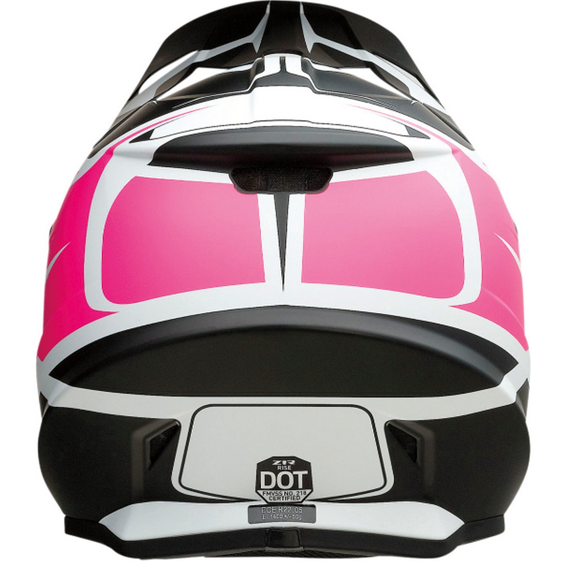 Z1R Rise Flame MX Offroad Helmet Pink MD