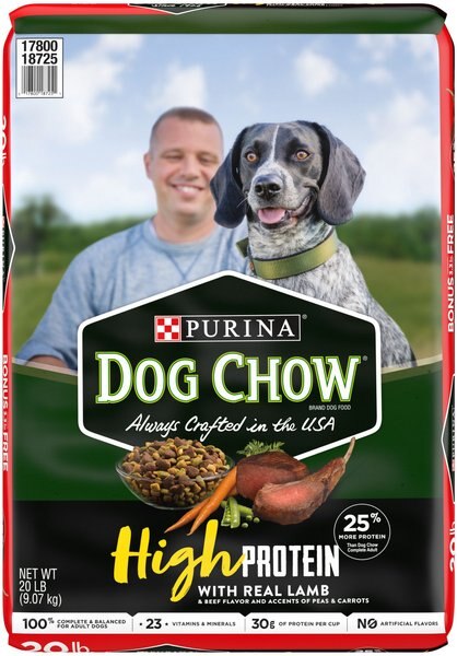 Dog Chow High Protein Recipe With Real Lamb and Beef Flavor Dry Dog Food