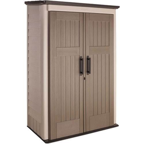 Rubbermaid Large Vertical 52 Cu.Ft. Outdoor Storage Building Shed