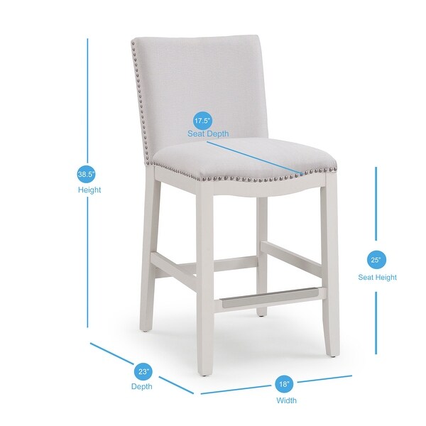 Asheboro Snow Counter Stool