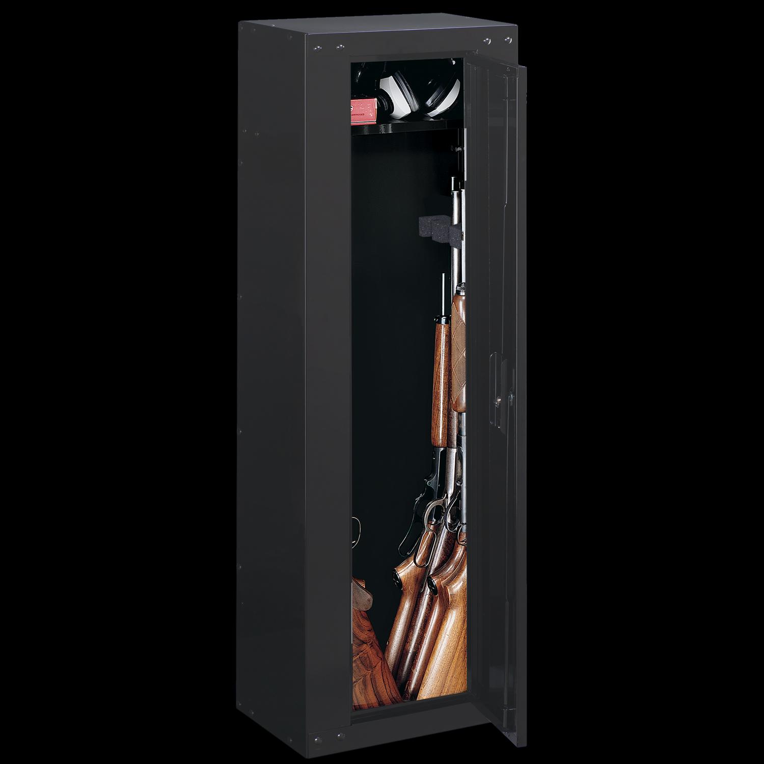 Stack-On GCB-8RTA Steel 8-Gun Ready to Assemble Security Cabinet， Black