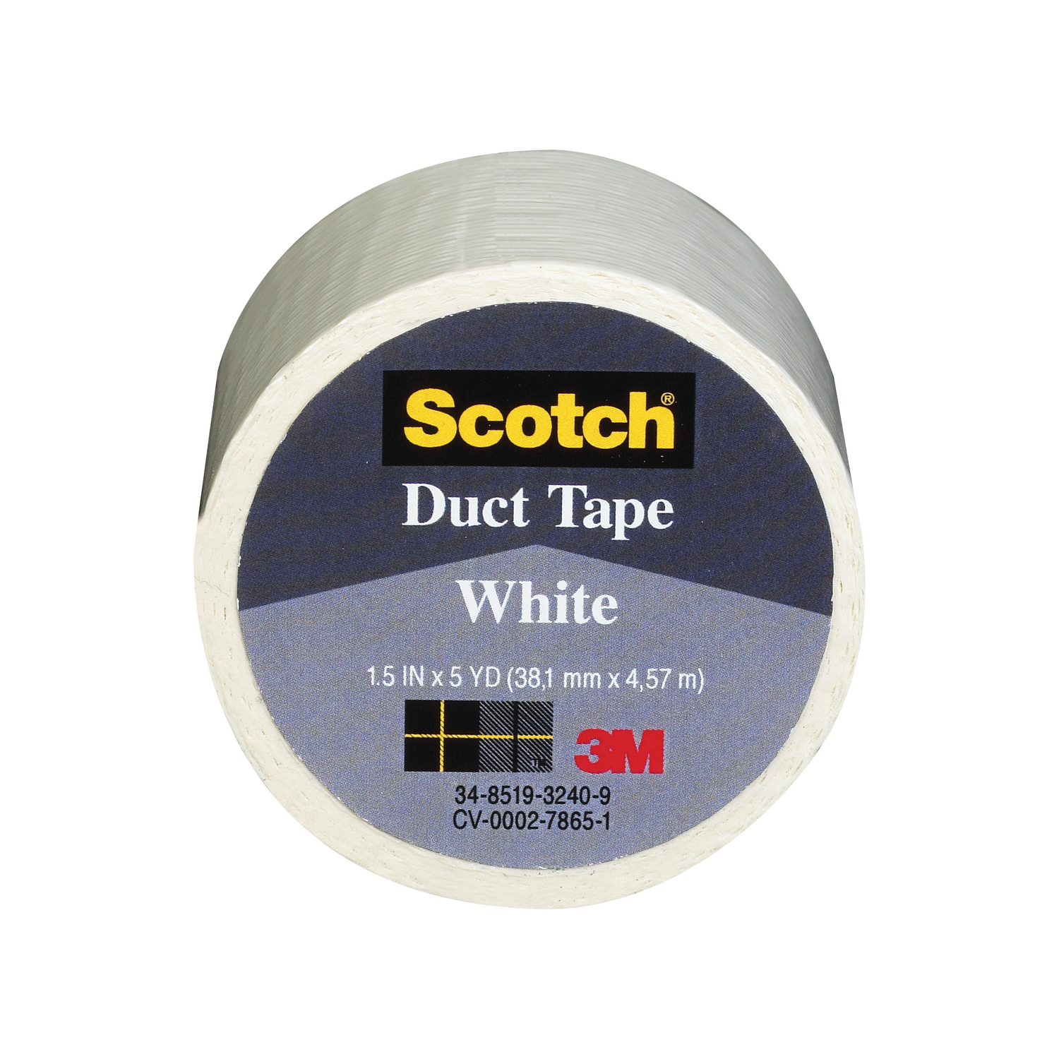 Scotch 1.5 in. W X 5 yd L White Duct Tape