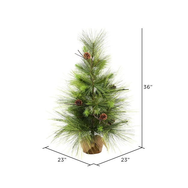 Vickerman Boulder Pine Series Artificial Christmas Tree