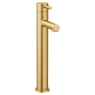 MOEN Align Single Handle Single Hole Vessel Bathroom Faucet in Brushed Gold 6192BG