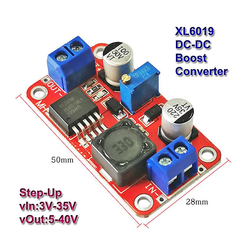 5a Xl6019 Dc-dc Boost Converter Step-up Power Supply Module Adjustable Voltage Regulators 3-35v To 5-40v