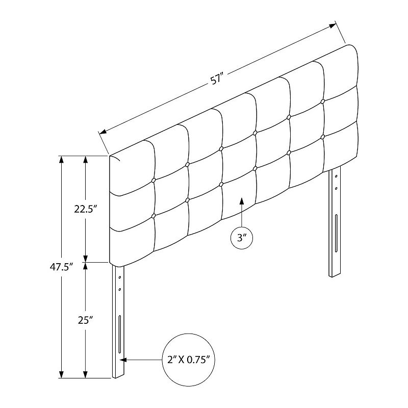 Monarch Button Tufted Headboard