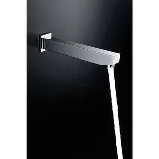 ANZZI Byne 1-Handle 1-Spray Tub and Shower Faucet with Sprayer Wand in Polished Chrome (Valve Included) SH-AZ013