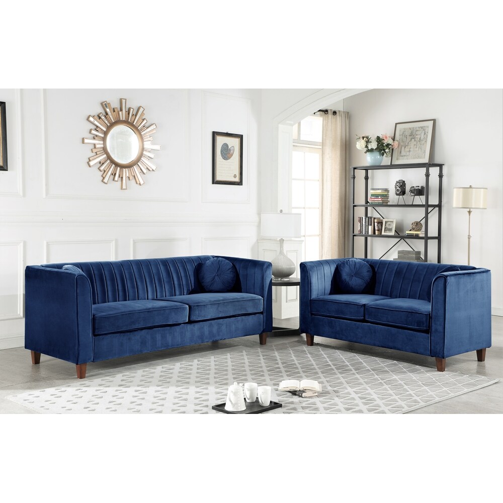 Lowery velvet Kitts Classic Chesterfield Living room seat Loveseat and Sofa