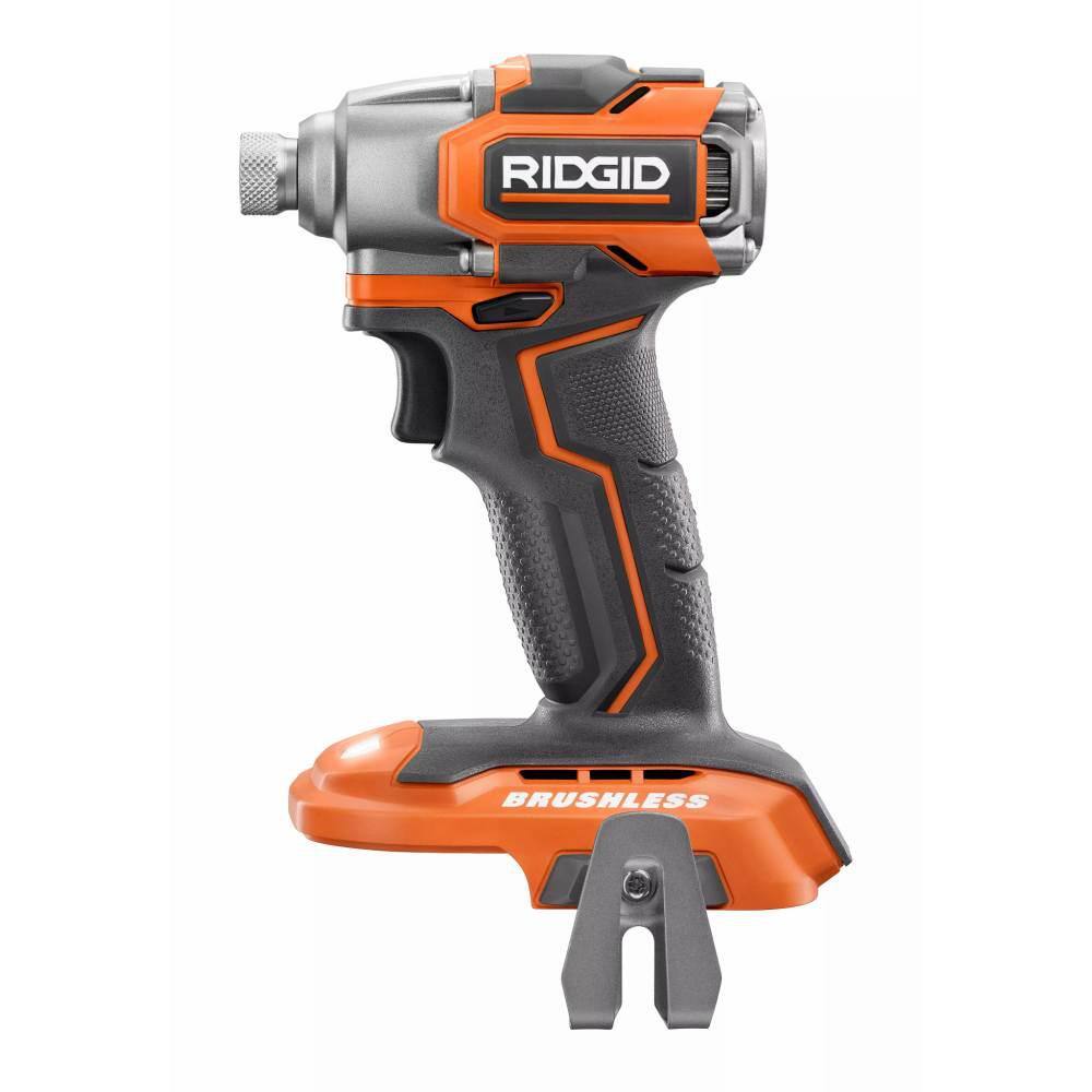 RIDGID 18V SubCompact Brushless Cordless Impact Driver Kit with (1) 2.0 Ah Battery Charger and Bag R8723K