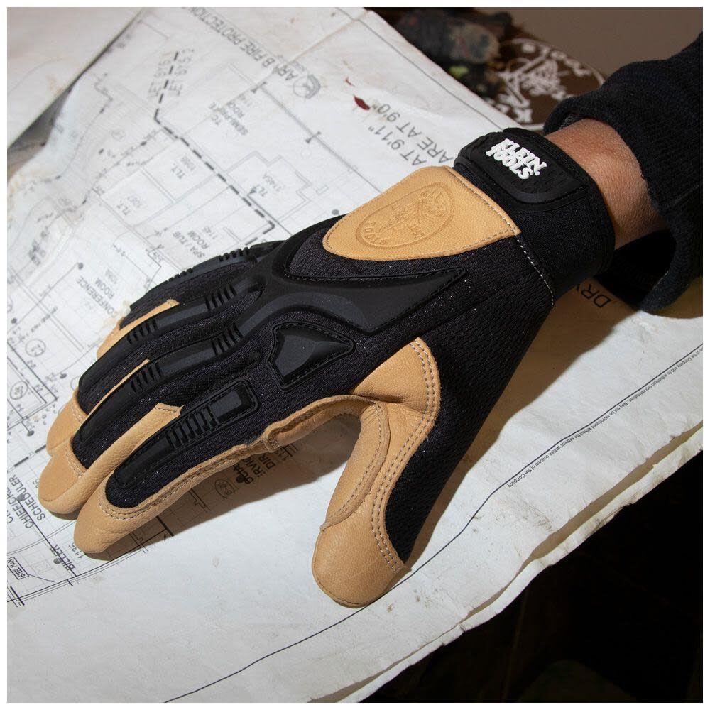 Klein Tools Pair of Leather Work Gloves - Large 60188 from Klein Tools