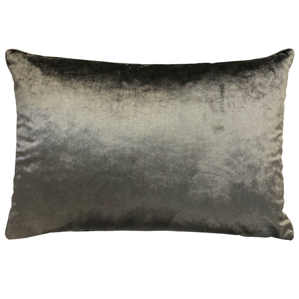 Rodeo Home Eliza Luxury Geomtric Cut Velvet Lumbar Pillow