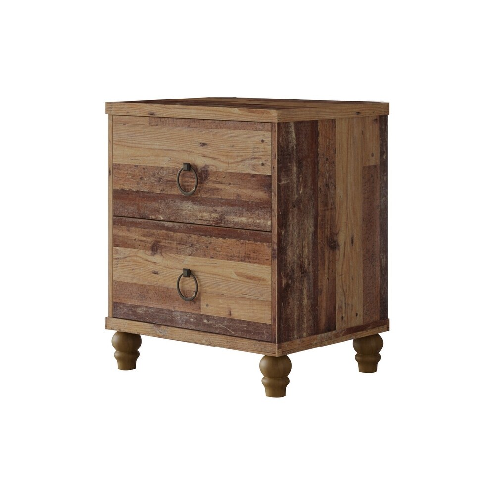 Jethro 2 Drawer Nightstand