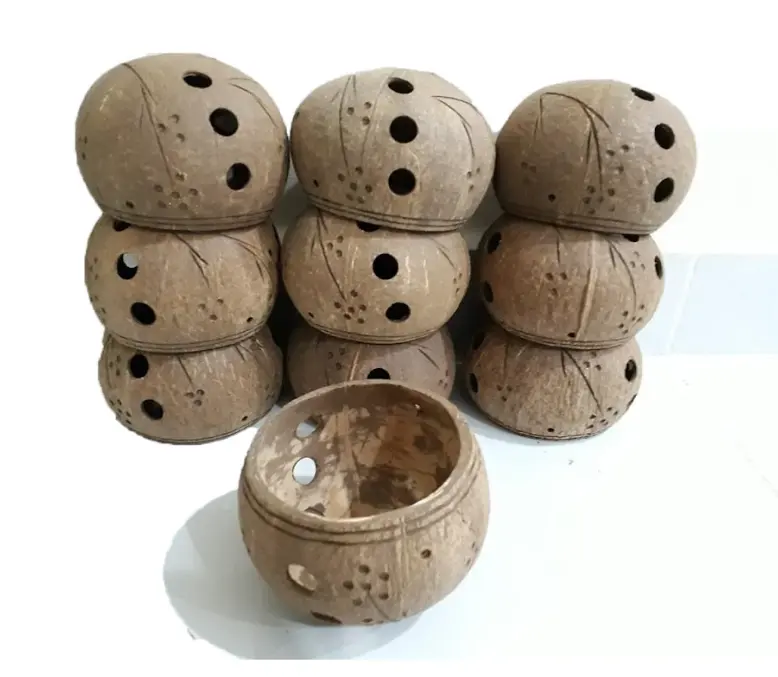 WHOLESALE COCO SHELL POTS PLANTER   COCO LINER HANGING FLOWER BASKET MADE IN VIETNAM 99 GOLD DATA