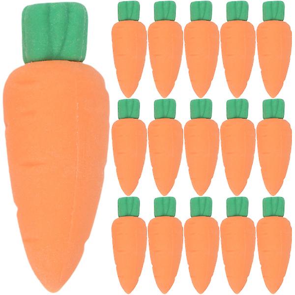 40pcs Carrot Erasers Novelty Rubber Eraser Party Favors Gifts Basket Fillers