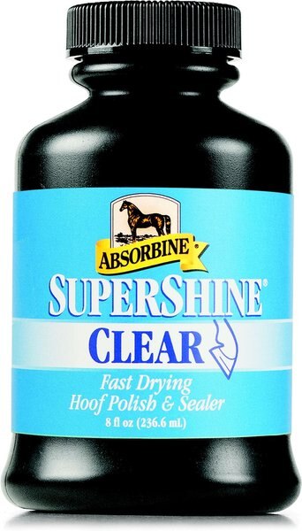 Absorbine Supershine Fast Drying Horse Hoof Polish and Sealer， 8-oz bottle