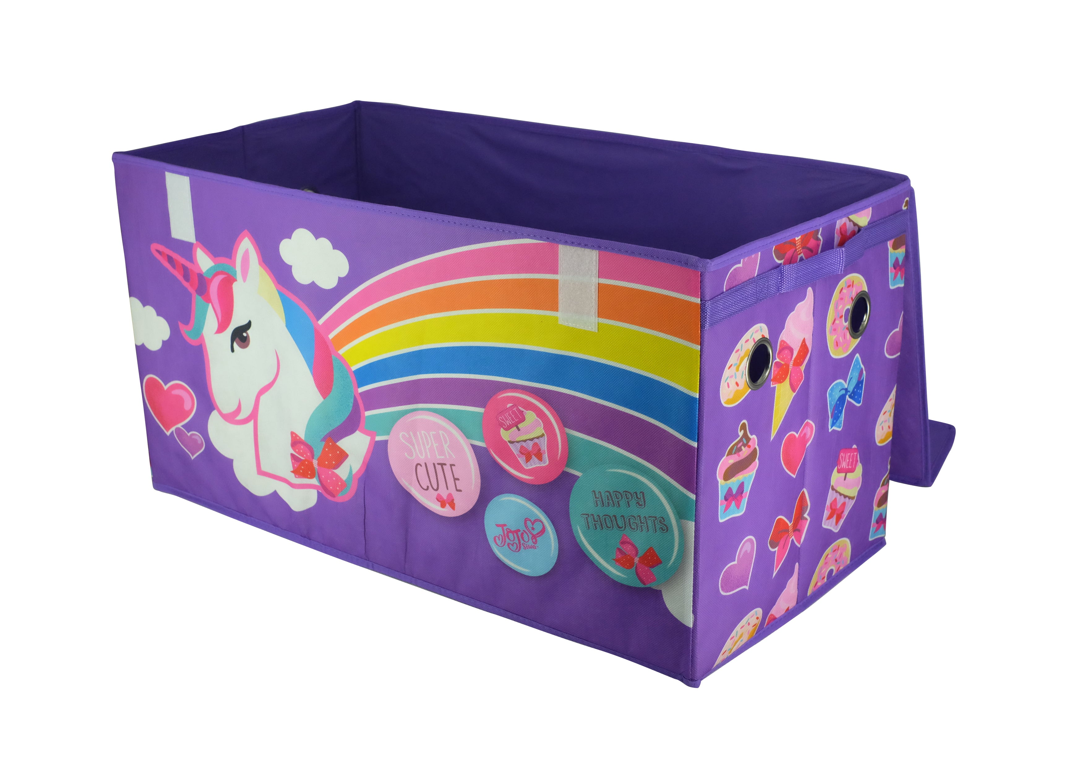 Nickelodeon Jojo Siwa Soft Collapsible Storage Toy Trunk