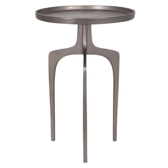 Benjara BM277049 22 Inch Metal Round Accent Table ...