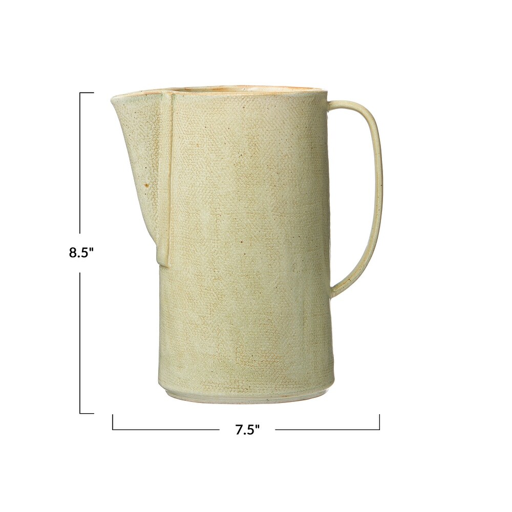 Celadon Stoneware Pitcher