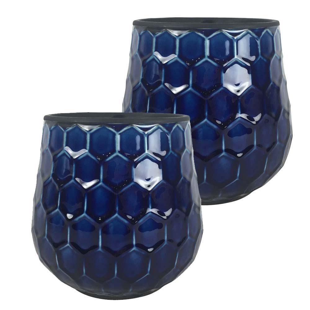 Southern Patio Honeycomb Planter  2 pack   8\