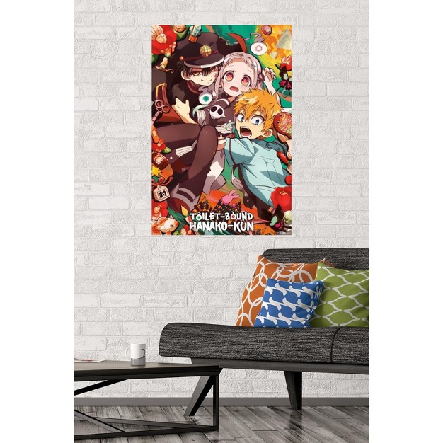 Trends International Toilet bound Hanako kun Group Unframed Wall Poster Prints