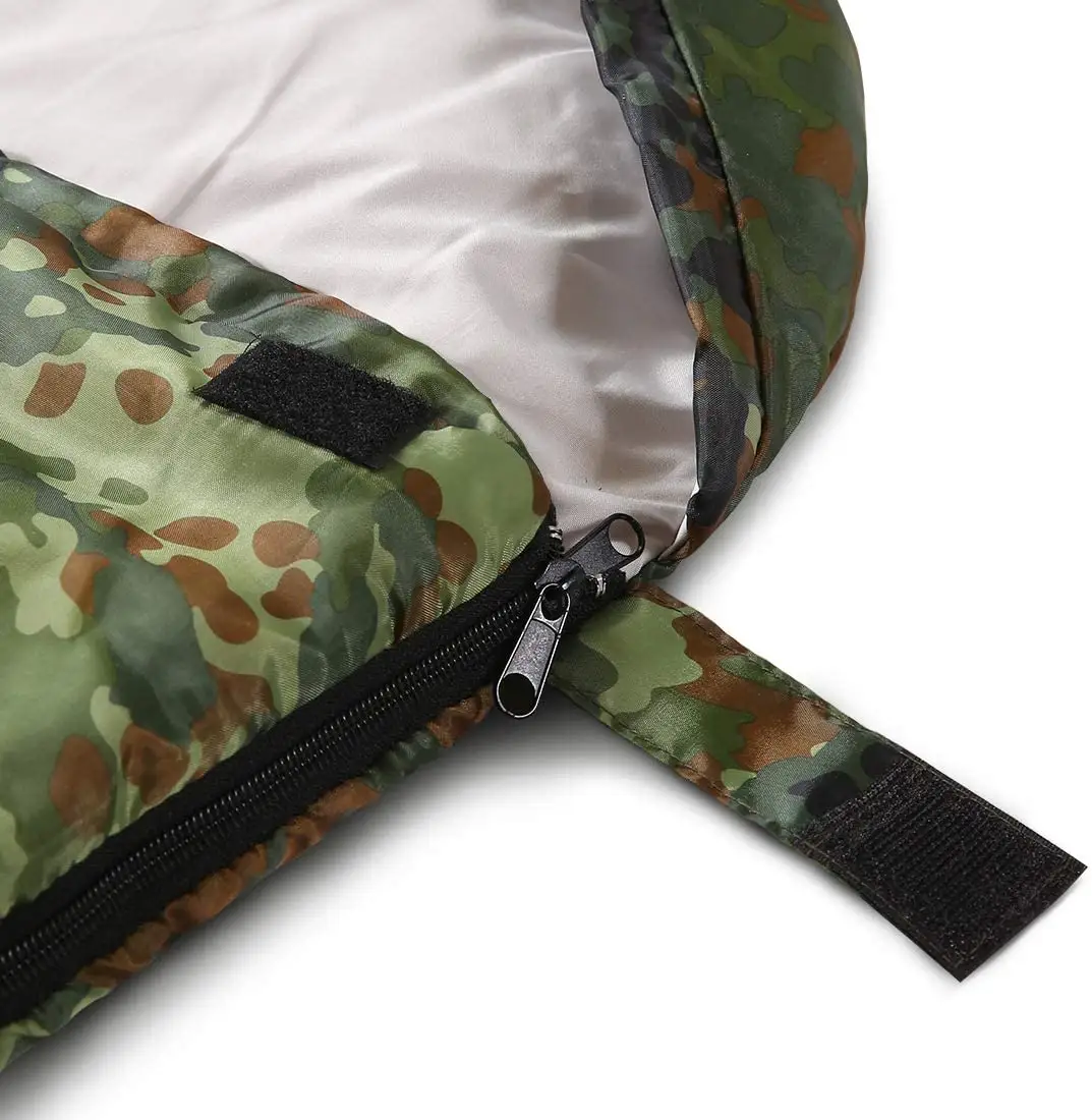 Wholesale Lightweight Outdoor Emergency Cheapest Envelope Portable Sleeping Bag with zipper