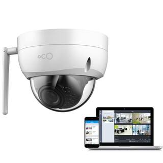 Oco Pro Dome OutdoorIndoor 1080p Cloud Surveillance and Security Camera with Remote Viewing OPHWD-16US