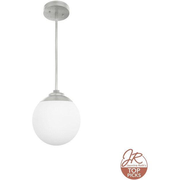 Hepburn White Cased Glass Mini Pendant Ceiling Light Fixture Hunter Fan