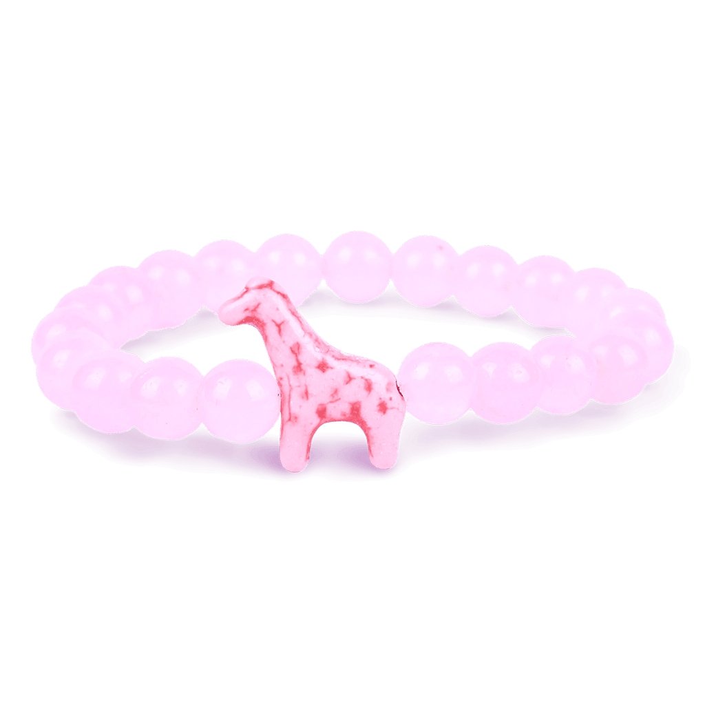 Fahlo  The Trek Bracelet in Kenya Orchid Pink-Giraffe-Tracking Bracelet