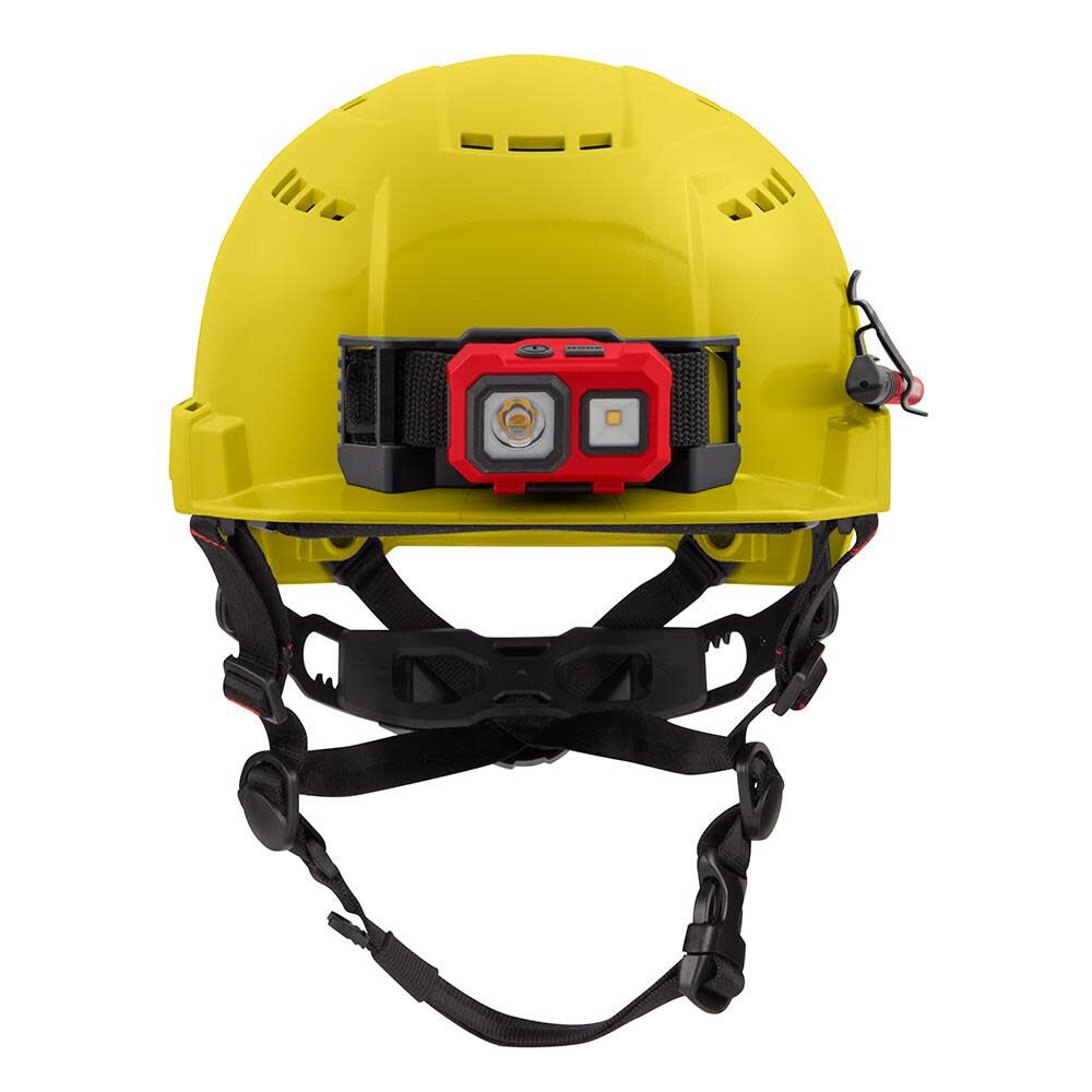 Milwaukee Yellow Front Brim Vented Safety Helmet with BOLT Class C 48-73-1322 from Milwaukee