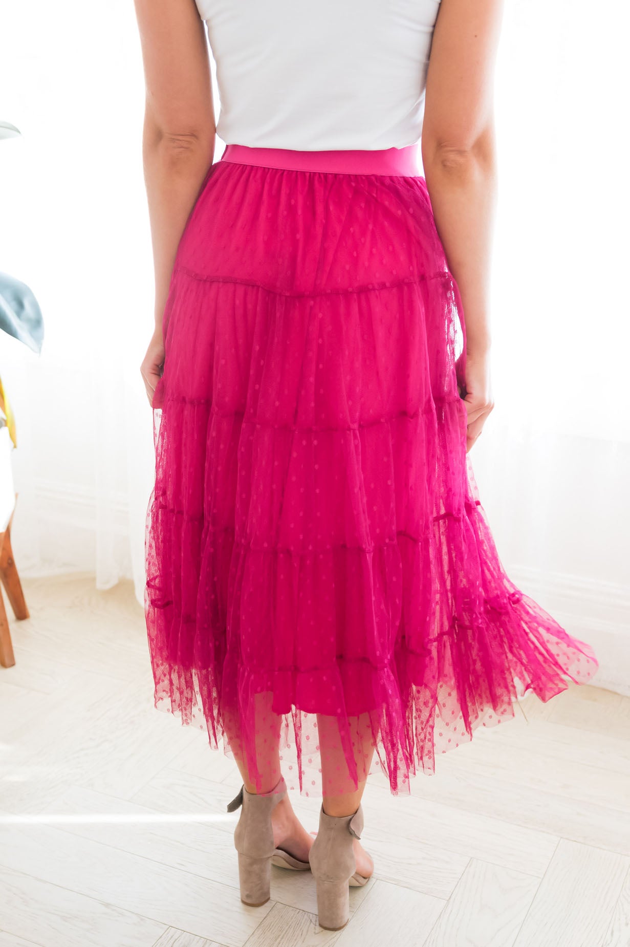 Faithful Love Modest Tulle Skirt