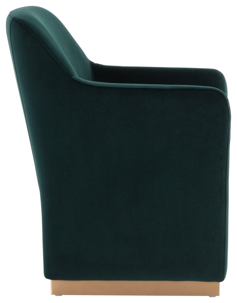 Jaime Dining Armchair Meg Dark Emerald   Contemporary   Dining Chairs   by Sunpan Modern Home  Houzz