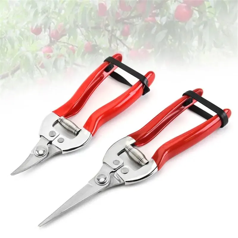 Shears Metal Gardening Scissor Pruning Cut Tool Hand Cutter Fruit Picking Weed Household Potted Garden Tools