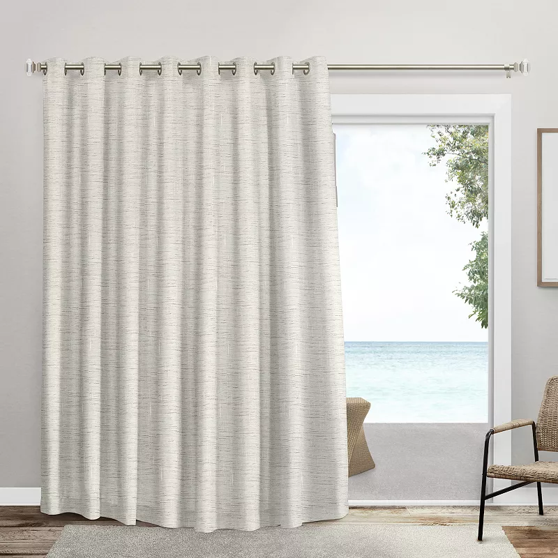 Exclusive Home Curtains Burke Patio Grommet Top 1-panel Window Curtain