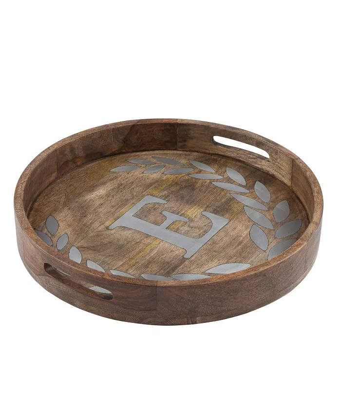 The GG Collection Heritage Collection Monogram Mango Wood Round Tray