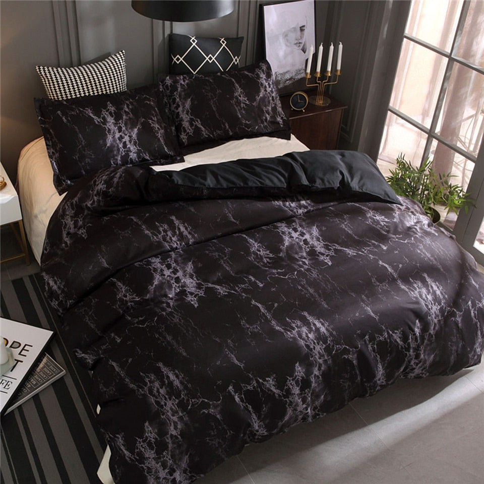 Marble Duvet Cover Bedding Set