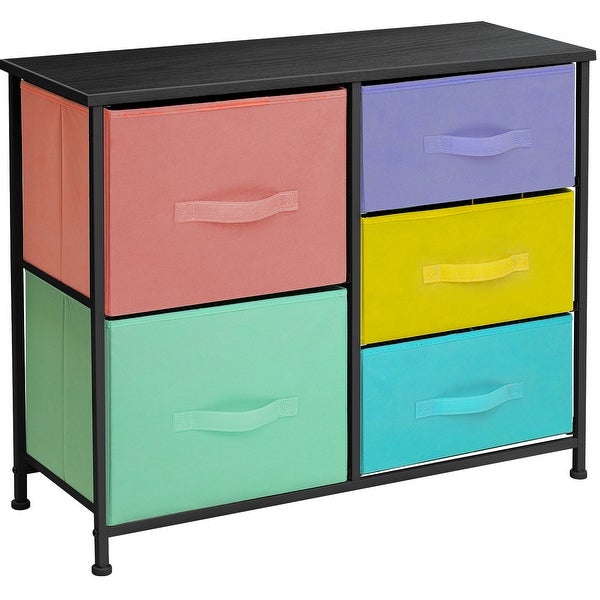 Dresser w/ 7 Drawers， Furniture Storage and Chest Tower for Bedroom - - 34478481