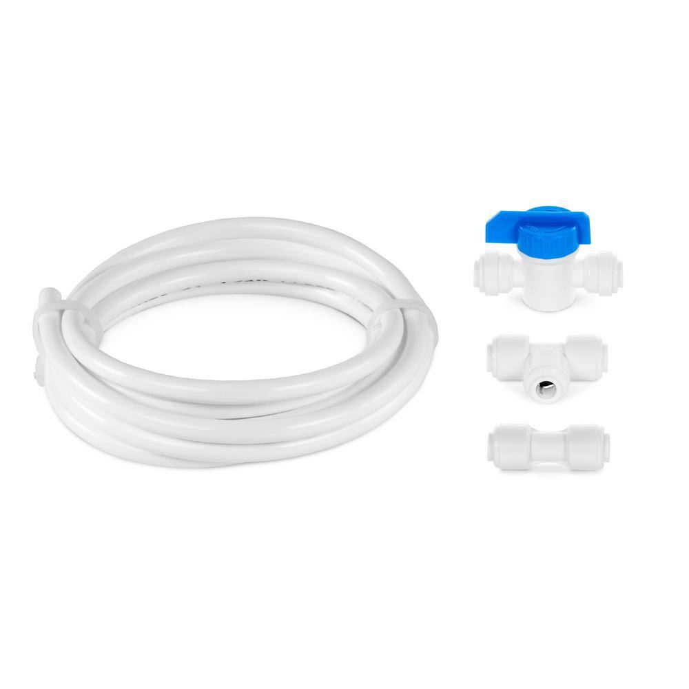 Express Water Refrigerator Connection Kit for Reverse Osmosis Water Filtration System Includes 15 ft. Tubing and Fittings PRTREFKIT14Q