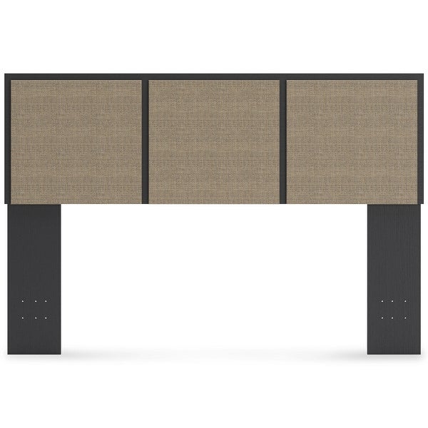 Signature Design by Ashley Charlang Black/Beige Panel Headboard - - 37450994