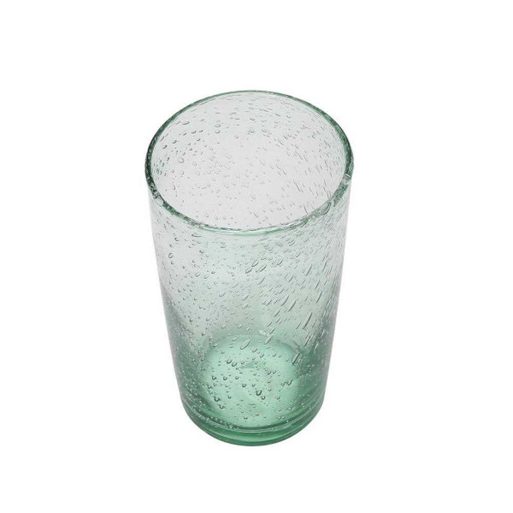 Storied Home 15 oz. Clear Tinted Bubble Drinking Glass DF6625SET