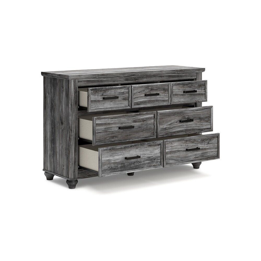 Signature Design by Ashley Thyven Black/Gray 7 Drawer Dresser