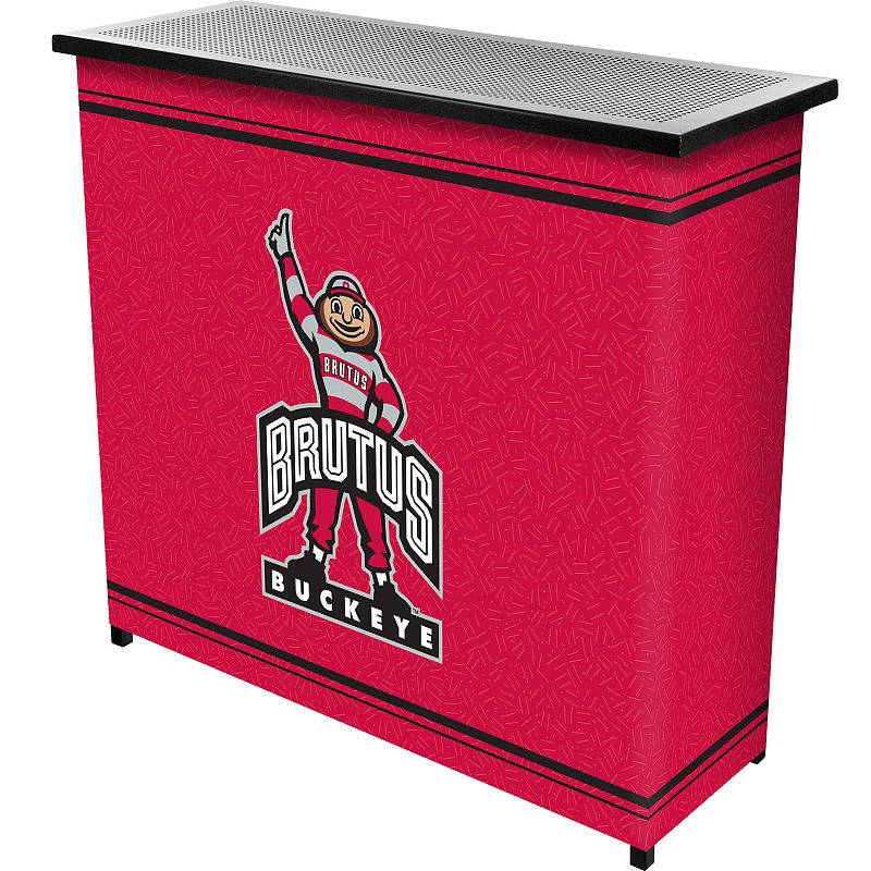 Ohio State Buckeyes 2-Shelf Portable Bar with Case