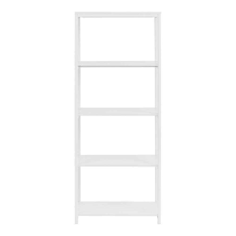 StyleWell Donnelly White 5-Shelf Accent Bookcase with Open Back (58 in. H) SR9002WHB