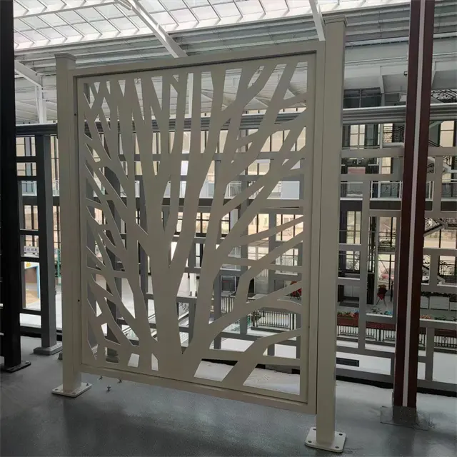 Factory Supply Powder Coated Laser Cut Metal Partition Screen