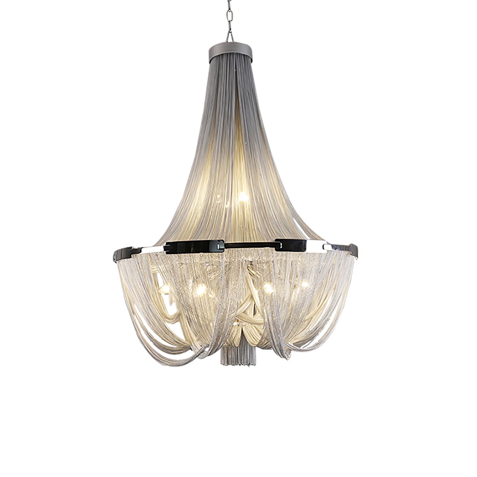 Tassel Aluminum Chain Chandelier