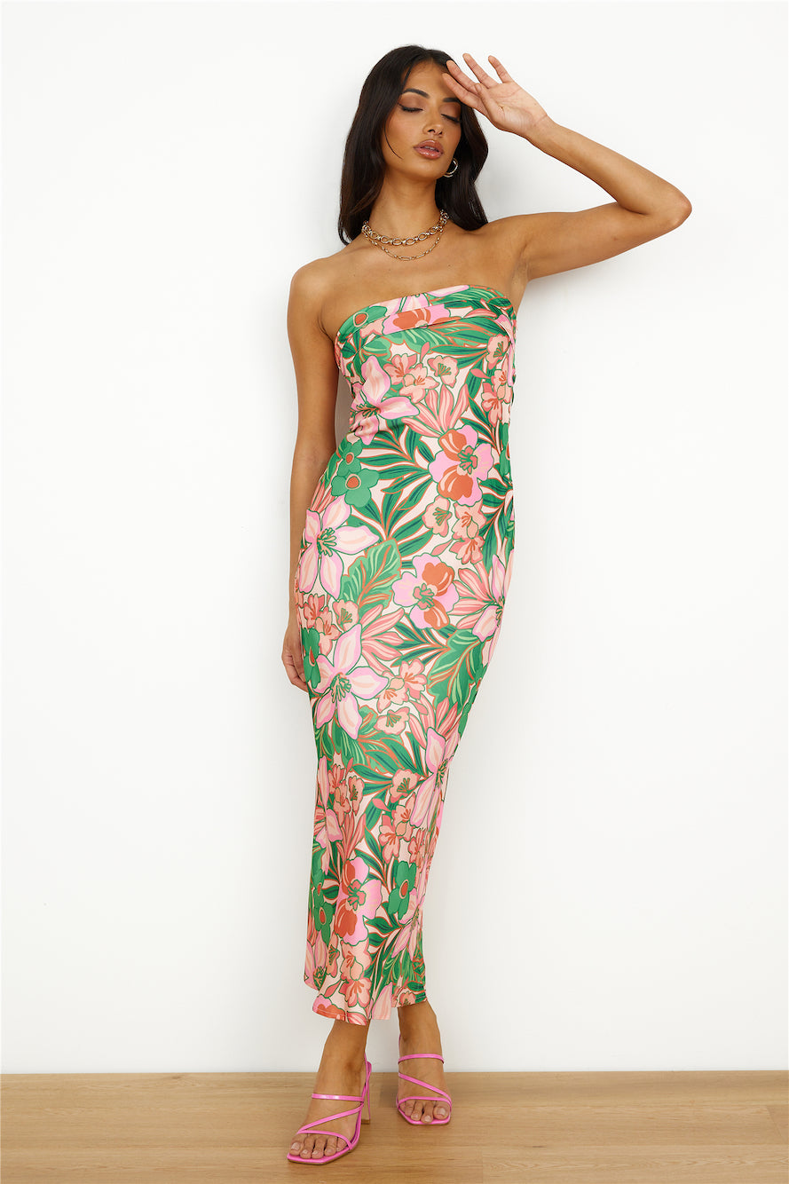 Highway To Heaven Maxi Dress Green